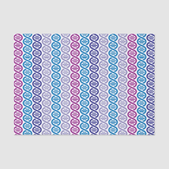 Papel De Seda Teste padrão do ADN (Frente )