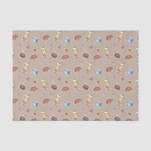 Papel De Seda Teste padrão do café
