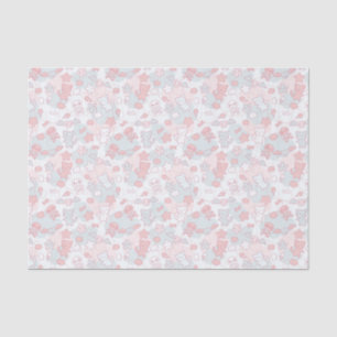 Papel De Seda teste padrão do kawaii com doodle