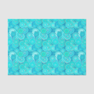 Papel De Seda Teste padrão do redemoinho do Fractal, máscaras
