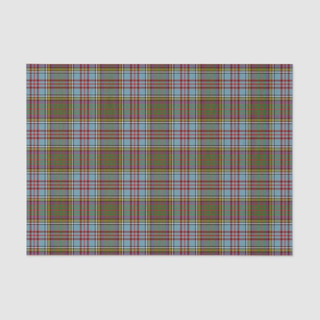 Papel De Seda Teste padrão do Tartan da família de Anderson (Frente )