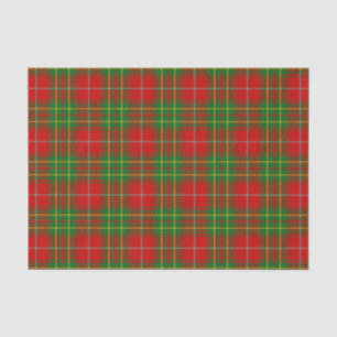 Papel De Seda Teste padrão do Tartan da família de Burnett