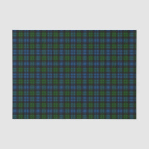 Papel De Seda Teste padrão do Tartan da família de Campbell