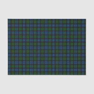Papel De Seda Teste padrão do Tartan da família de Campbell