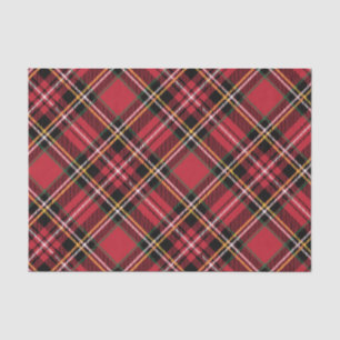 Papel De Seda Teste padrão do Tartan do Natal