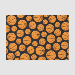 Papel De Seda Teste padrão dos basquetebol