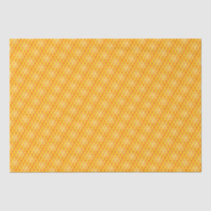 Papel De Seda Teste padrão dourado do favo de mel