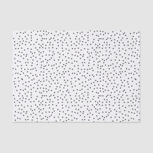 Papel De Seda Teste padrão escandinavo do triângulo do estilo (Frente )