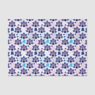 Papel De Seda teste padrão exótico do pavão de india