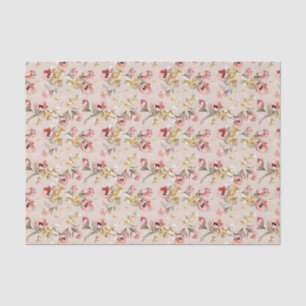 Papel De Seda Teste padrão floral 3 da elegância abstrata