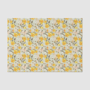 Papel De Seda Teste padrão floral brilhante bonito à moda