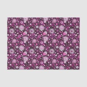 Papel De Seda Teste padrão floral dos namorados
