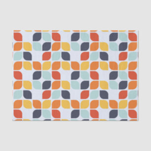 Papel De Seda Teste padrão geométrico do vintage