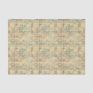 Papel De Seda Teste padrão geométrico retro 2