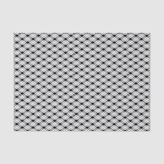 Papel De Seda Teste padrão listrado da xadrez (Frente )