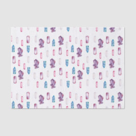 Papel De Seda Teste padrão mágico dos cristais