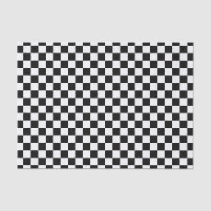 Papel De Seda Teste padrão preto e branco da verificação