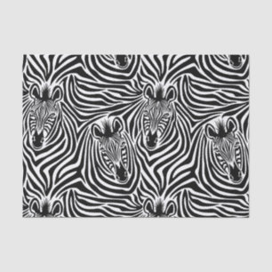 Papel De Seda Teste padrão preto e branco do impressão na moda
