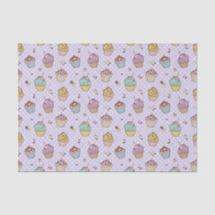 Papel De Seda Teste padrão retro dos doces