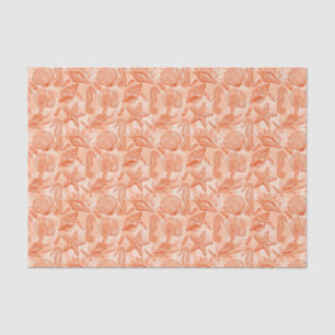 Papel De Seda Teste padrão tirado mão do mar