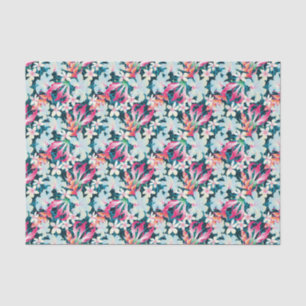 Papel De Seda Teste padrão tropical colorido