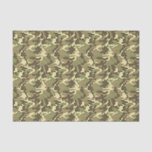 Papel De Seda Teste padrão verde da camuflagem
