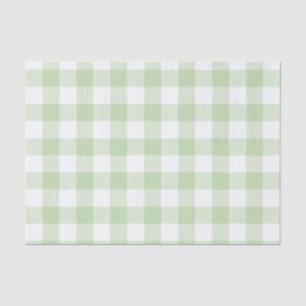 Papel De Seda Teste padrão verde da verificação do búfalo