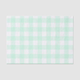 Papel De Seda Teste padrão verde da verificação do búfalo da