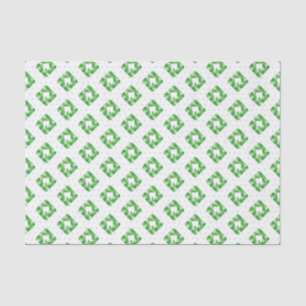 Papel De Seda Teste padrão verde do dente da xadrez