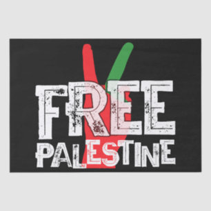 Papel De Seda Teto de cessar-fogo Patriótico Palestino Livre