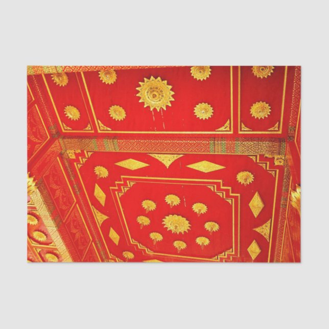 Papel De Seda Teto do Pavilhão Tailandês (Frente )