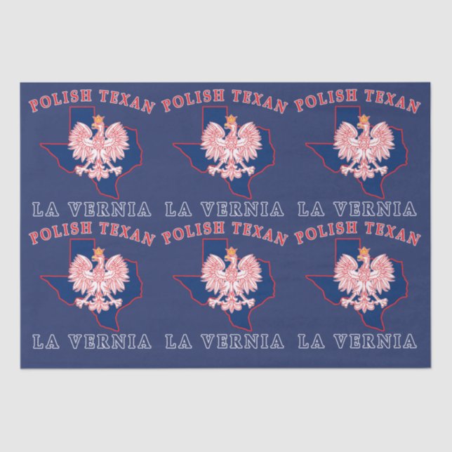 Papel De Seda Texano polonês LaVernia (Frente )