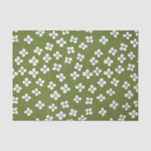 Papel De Seda Têxtil KIMONO Japonês, Padrão Floretal