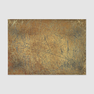 Papel De Seda Textura Antiquada Vintage - Arranhões Dourados Ama