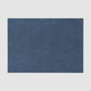 Papel De Seda Textura Azul De Couro