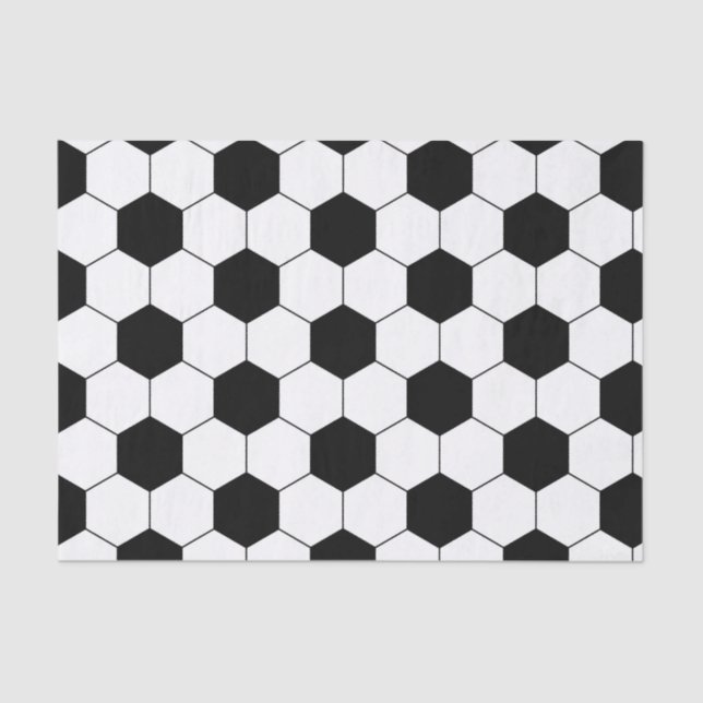 Papel De Seda Textura da bola do futebol do futebol (Frente )