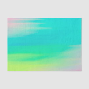 Papel De Seda Textura de Abstrato de Aquarela Azul Turquesa