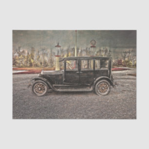 Papel De Seda Textura de carro preto rústico antigo vintage