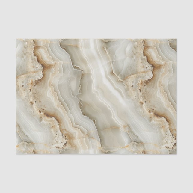 Papel De Seda Textura de Cream Marble (Frente )