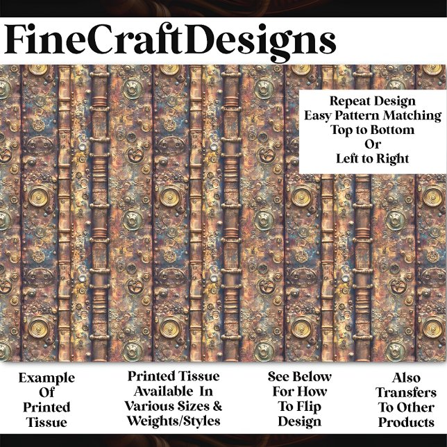 Papel De Seda Textura De Decoupage Dourada BR2 De Cobre De Bronz (Criador carregado)