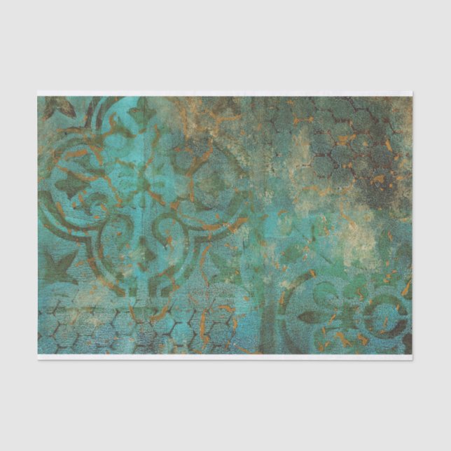 Papel De Seda Textura de Grunge Minimalista (Frente )