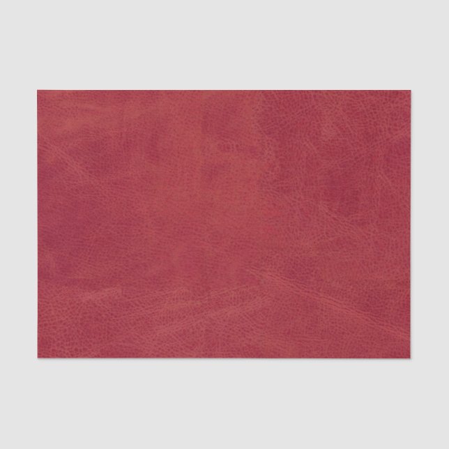 Papel De Seda Textura de Natal Red Faux Leather (Frente )