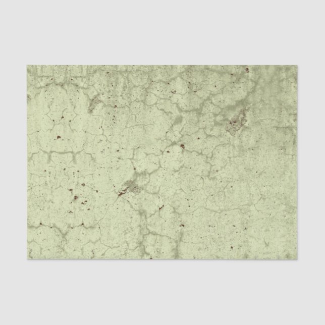 Papel De Seda Textura Decoupage Verde Vintage Rustic (Frente )