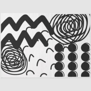 Papel De Seda Textura em grande Abstrato de preto branco