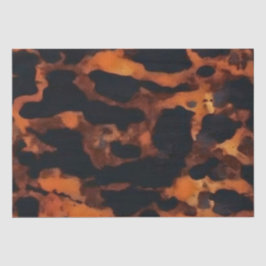 Papel De Seda Textura Marrom e Preta Abstrata, Casco de Tartarug