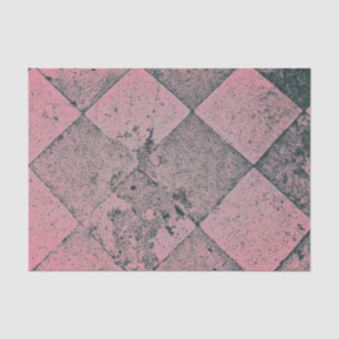 Papel De Seda Textura rosa preta inspirada no Harlequim vintage