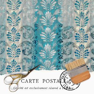 Papel De Seda Textura Rústica Vintage Decoupagem Vitoriana  