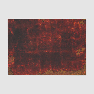 Papel De Seda Textura Rústica Vintage Laranja Brilhante Marrom G