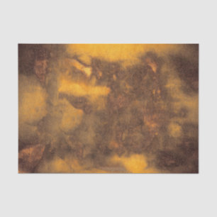 Papel De Seda Textura Rústico Antigo Marrom Amarelo Abstrato