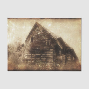 Papel De Seda Textura Sepia Rústica de Celeiro Vintage Country